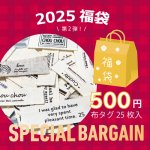 画像1: 2025 Happy Bag 第2弾 ワンコイン布タグセット (1)